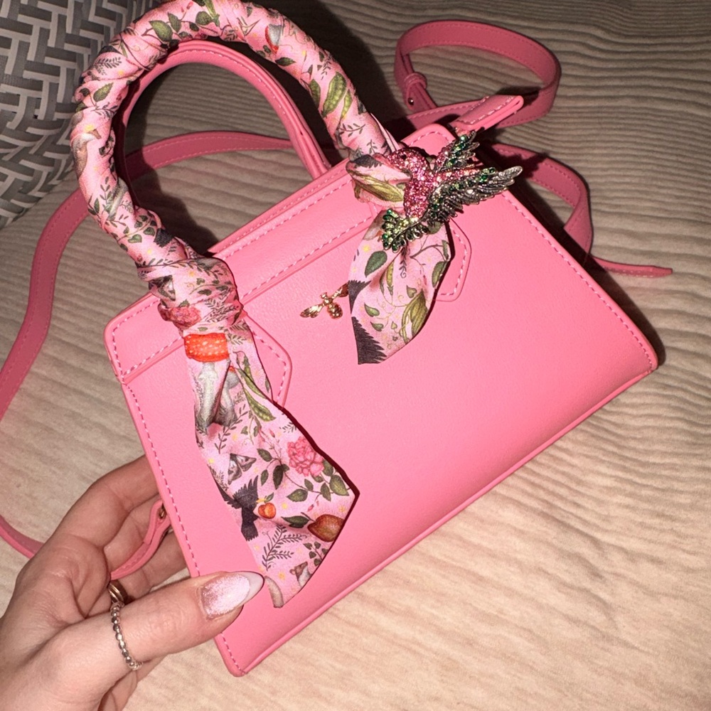 Women’s Pink Mini Satchel Handbag